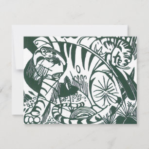 Tiger von Franz Marc, Vintage-Expressionismus-Kuns