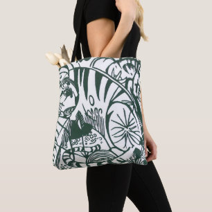 Tiger von Franz Marc, Vintage-Expressionismus-Kuns Tasche