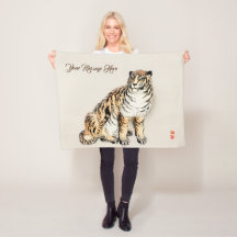 Tiger von Kōno Bairei Japanische Illustration