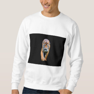 Tiger-Vorlage Moderne Elegante Männer Sweatshirt