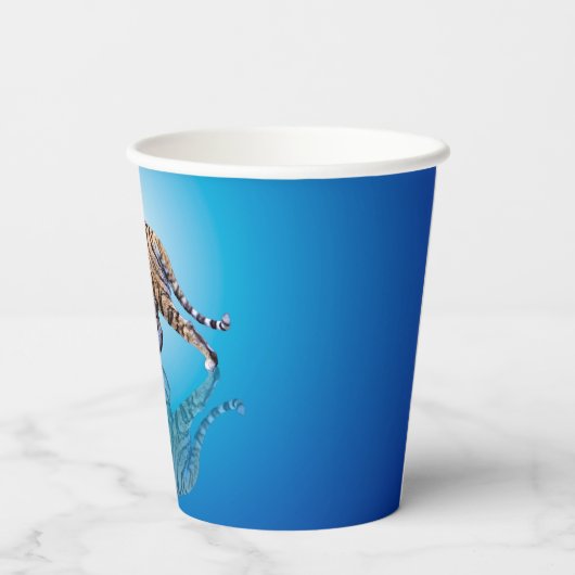 TIGER WALKPAPIER CUP PAPPBECHER (Rückseite)