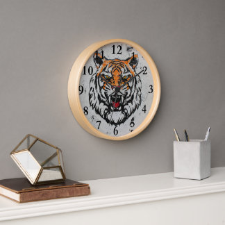 Tiger Wall Clock! Uhr
