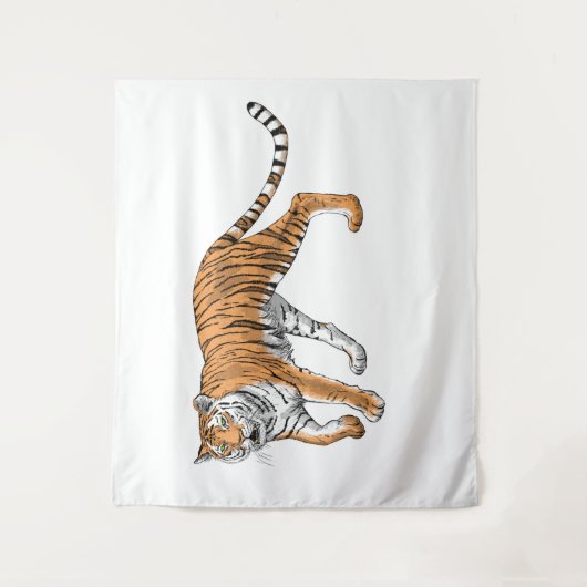 Tiger Wandteppich (Vorderseite)