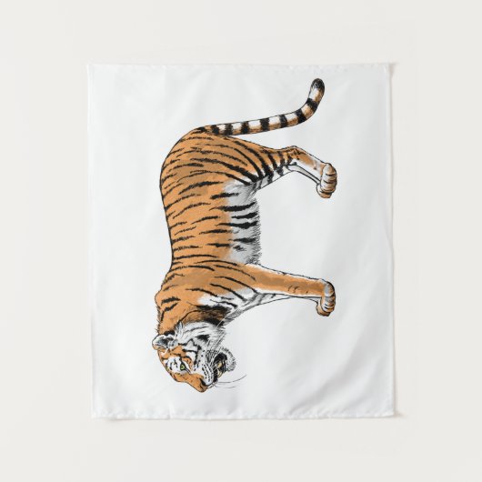 Tiger Wandteppich (Vorderseite)