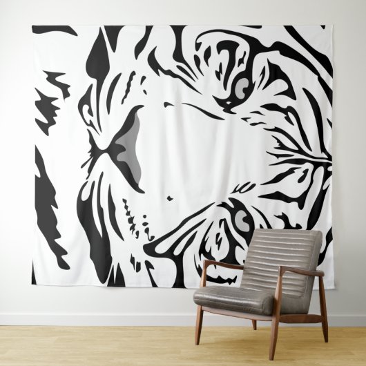 Tiger Wandteppich (Beispiel (Horizontal))