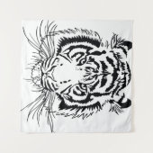 Tiger Wandteppich (Vorderseite (Horizontal))
