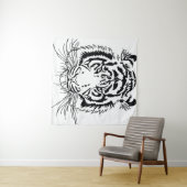 Tiger Wandteppich (Beispiel (Horizontal))