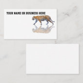 TIGER-WEG VISITENKARTE (Vorne/Hinten)