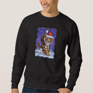 Tiger-Weihnachten Sweatshirt
