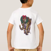 Tiger-Weihnachten T-Shirt (Rückseite)