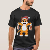 Tiger Weihnachtsfleisch T-Shirt (Vorderseite)