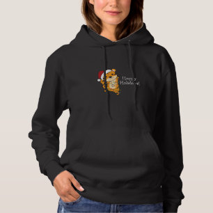 Tiger Weihnachtsschnee Wintertiere Tiger Hoodie