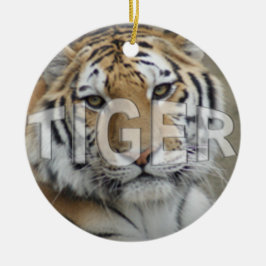 TIGER-WEIHNACHTSverzierung Keramik Ornament