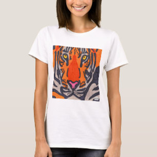 Tiger (weiß) - T - Shirt für Frauen