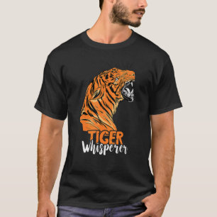 Tiger Whisperer Bengalisch Tiger Face Wild Tiger E T-Shirt