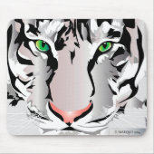 TIGER-WHITE/GRAY-MOUSEPAD MOUSEPAD (Vorne)