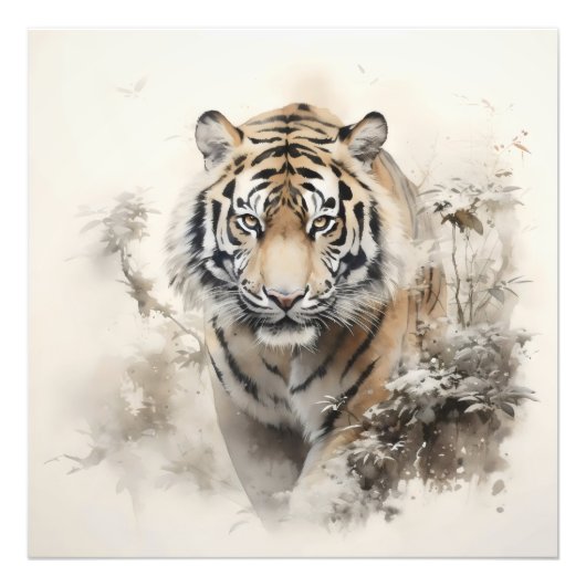 Tiger Wild Animal Fotodruck (Vorne)