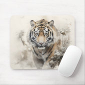 Tiger Wild Animal Mousepad (Mit Mouse)