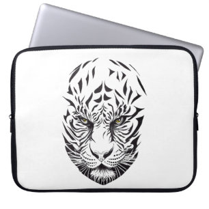 Tiger Wild Animal Nature Illustration Art Laptopschutzhülle