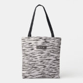 Tiger Wild Animal Skin Pattern Tasche (Rückseite)