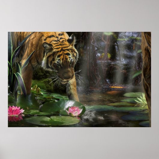 TIGER WILD PEACE POSTER (Vorne)