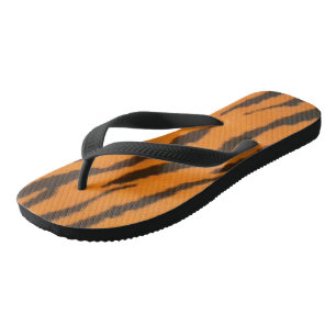 Tiger Wild Print Badesandalen