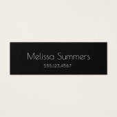 Tiger, wilde Katze auf schwarz (Vorderseite)