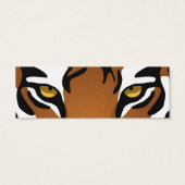 Tiger, wilde Katze auf schwarz (Rückseite)