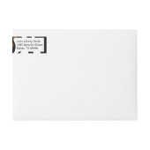 Tiger, wilde Katze auf schwarz (Vorderseite)