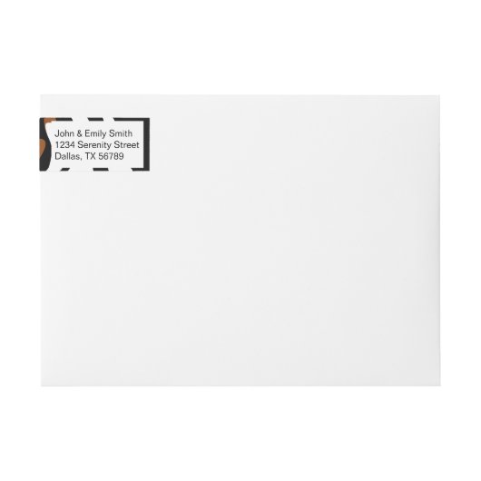 Tiger, wilde Katze auf schwarz (Vorderseite)