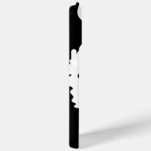 Tiger, wilde Katze auf schwarz Case-Mate iPhone Hülle (Rückseite / Rechts)