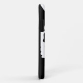 Tiger, wilde Katze auf schwarz Case-Mate iPhone Hülle (Hinten/Rechts)