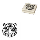 Tiger, Wilde Katze Gummistempel (Stempel)