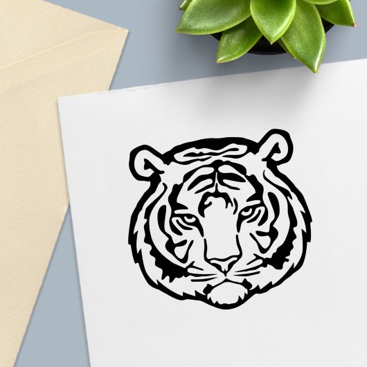 Tiger, Wilde Katze Permastempel