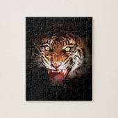 Tiger - Wilde Katzen Kunst Puzzle (Vertikal)