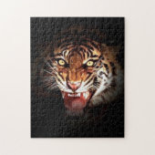 Tiger - Wilde Katzen Kunst Puzzle (Vertikal)