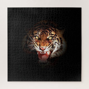 Tiger - Wilde Katzen Kunst Puzzle