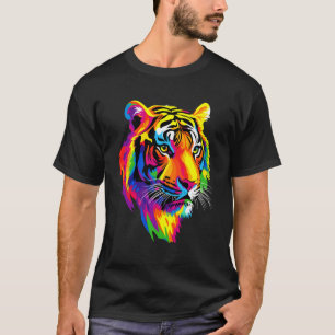 Tiger Wildnis Ich liebe Tiger Wilde Großkatzen Nie T-Shirt
