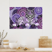 Tiger Wisdom Poster (Küche)