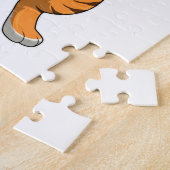 Tiger with Daisy Flower Puzzle (Seite)