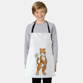 Tiger with Daisy Flower Schürze (Getragen)