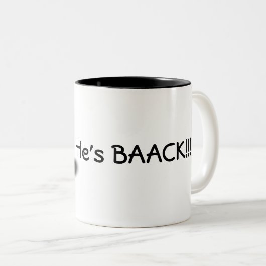 Tiger Woods - er ist zurück Tasse (VorderseiteRechts)