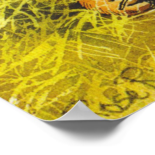 Tiger Woods Poster (Ecke)