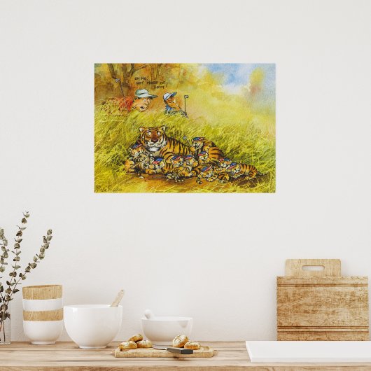 Tiger Woods Poster (Küche)