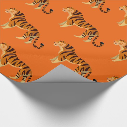 Tiger-Wrapping Geschenkpapier (Ecke)