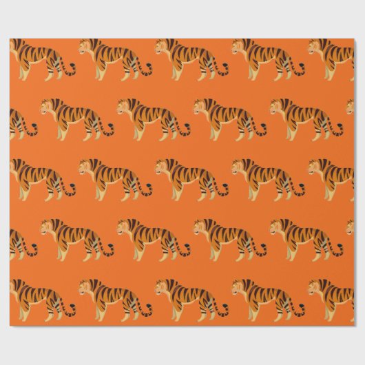 Tiger-Wrapping Geschenkpapier (Flach)