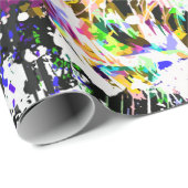 Tiger Wrapping Paper | Farbiger Tiger Geschenkpapier (Rolleneckpunkt)