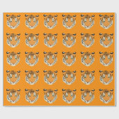 Tiger Wrapping Paper Geschenkpapier (Flach)