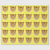 Tiger Wrapping Paper Geschenkpapier (Flach)
