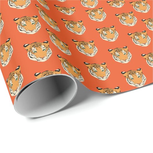 Tiger Wrapping Paper Geschenkpapier (Rolleneckpunkt)